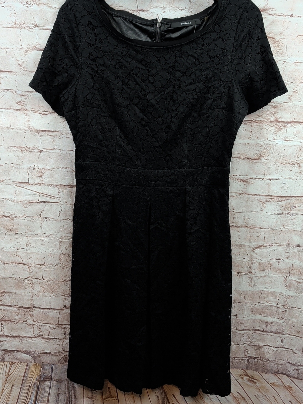 Tahari Black Dress Size 8 New Nwt